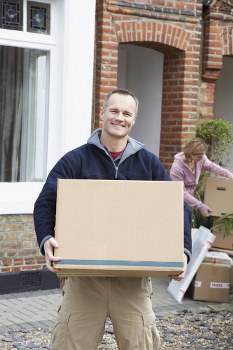 Office removal team preparing business furniture in Blackheath