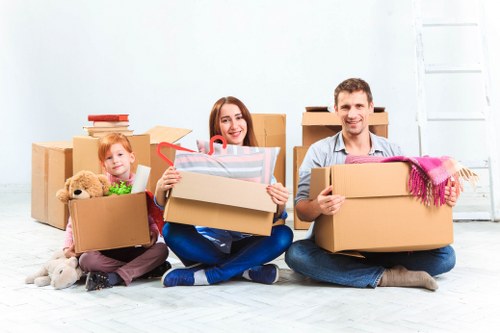 Packed household items ready for safe transport during a Blackheath move