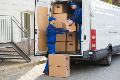 Unpacking boxes in a new Blackheath property