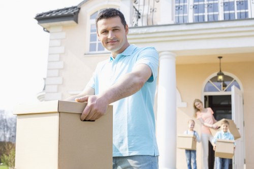 Professional packing materials and organised move preparation