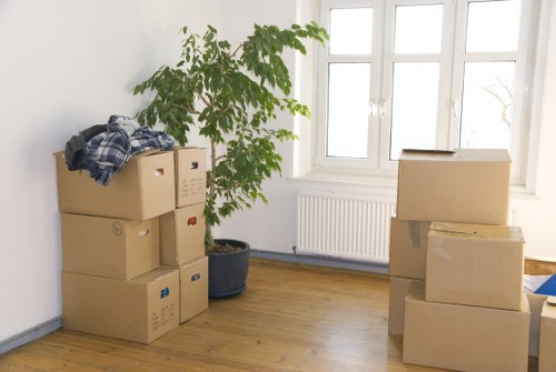 Careful furniture loading for a house move in Blackheath