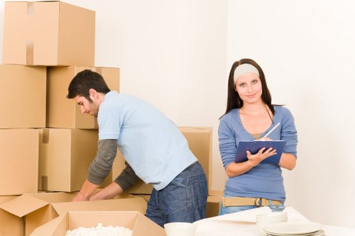 Checklist and moving supplies prepared for a Blackheath house move