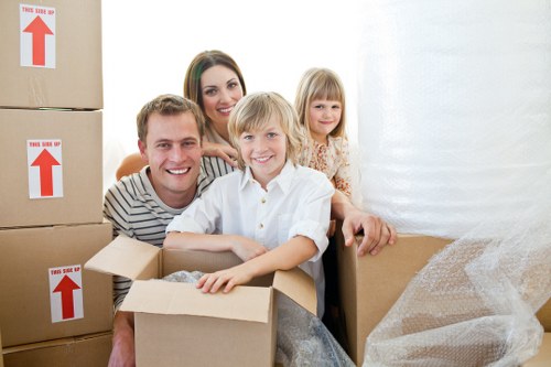 Flat move support with a removals van in Blackheath