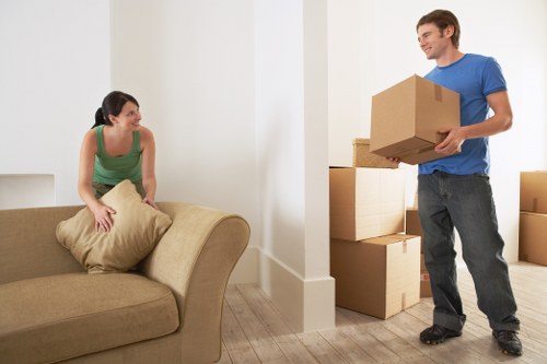 Careful loading of unwanted furniture for collection in Blackheath